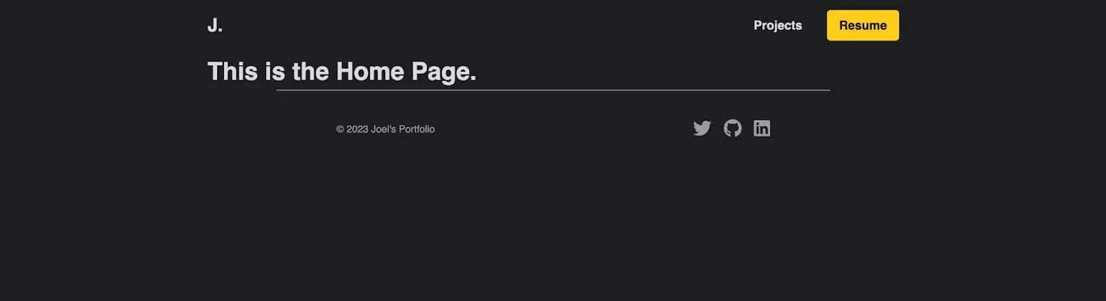 Template appearance after layout is added