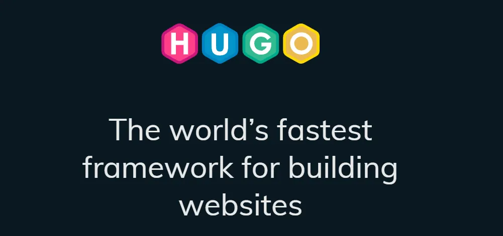 The Hugo homepage.