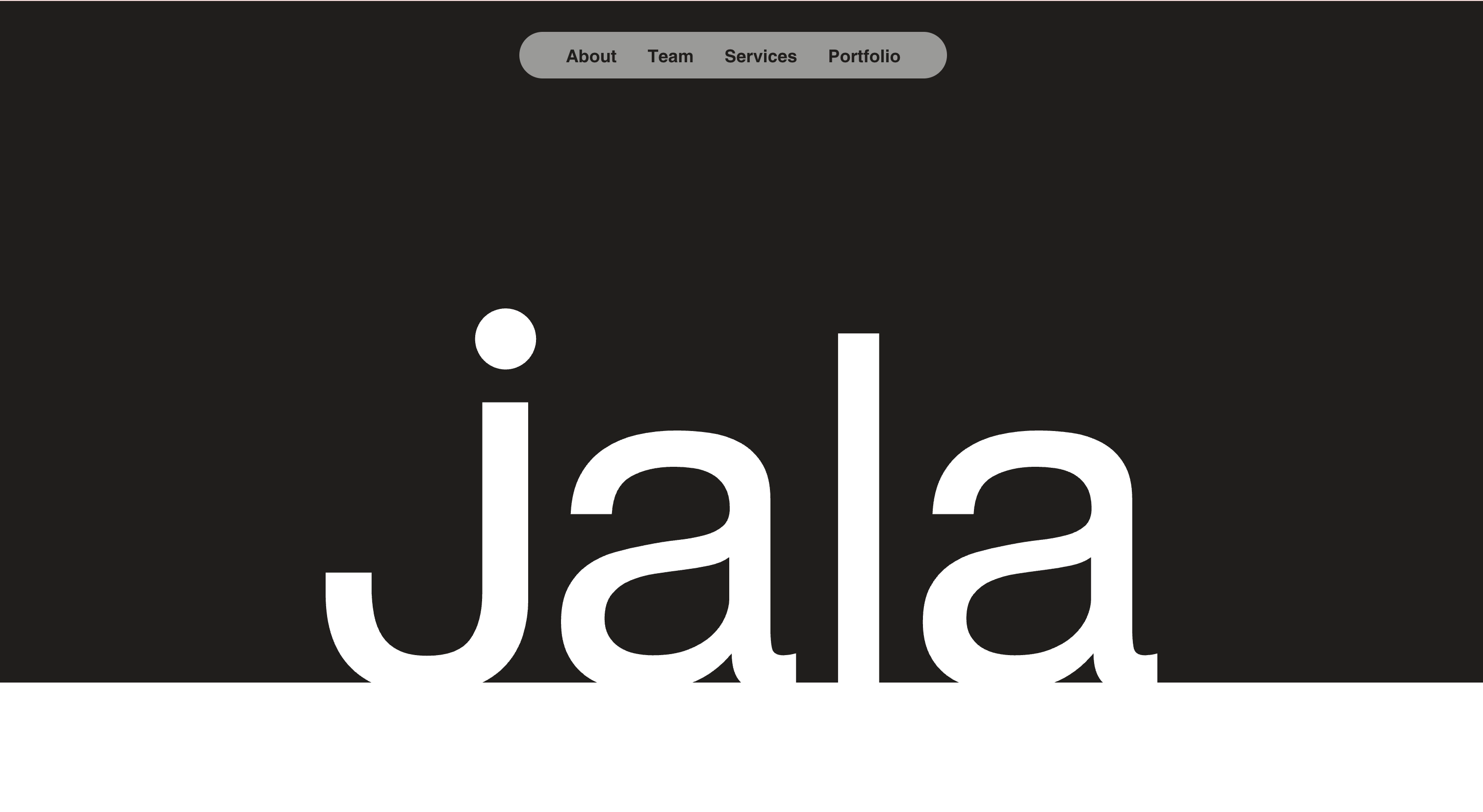 Jala Design website interface